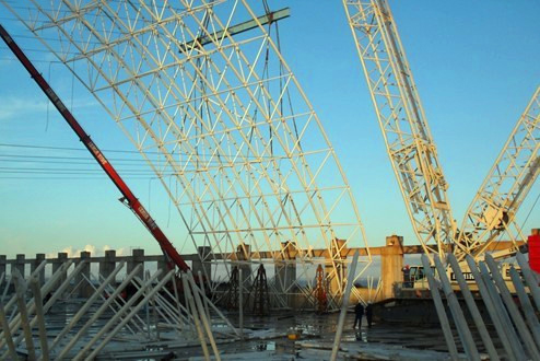 额尔古纳网架一角